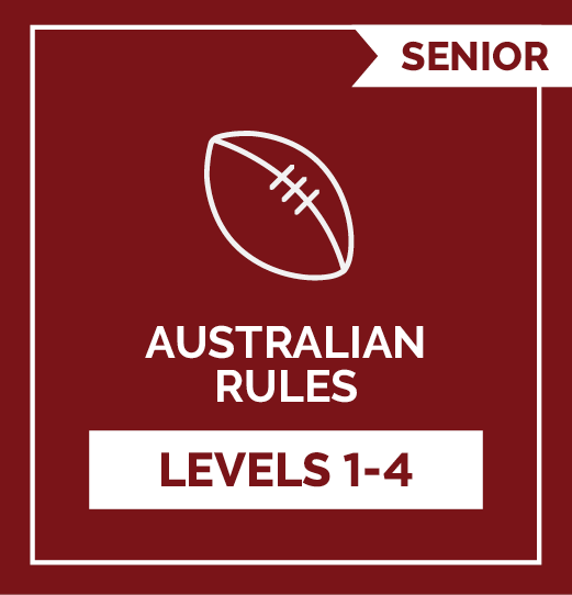 AFL SRs - Levels 1-4