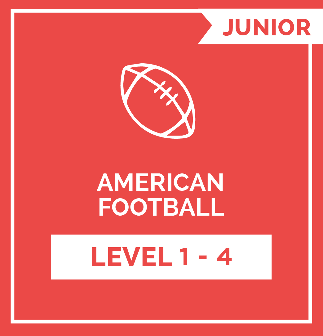 American Football JR  Levels 1 - 4